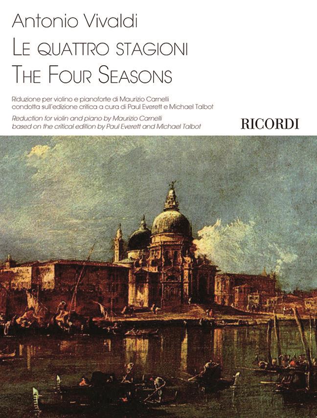 Le quattro stagioni - Piano reduction for Violin and Piano by Maurizio Carnelli noty pro housle a klavír